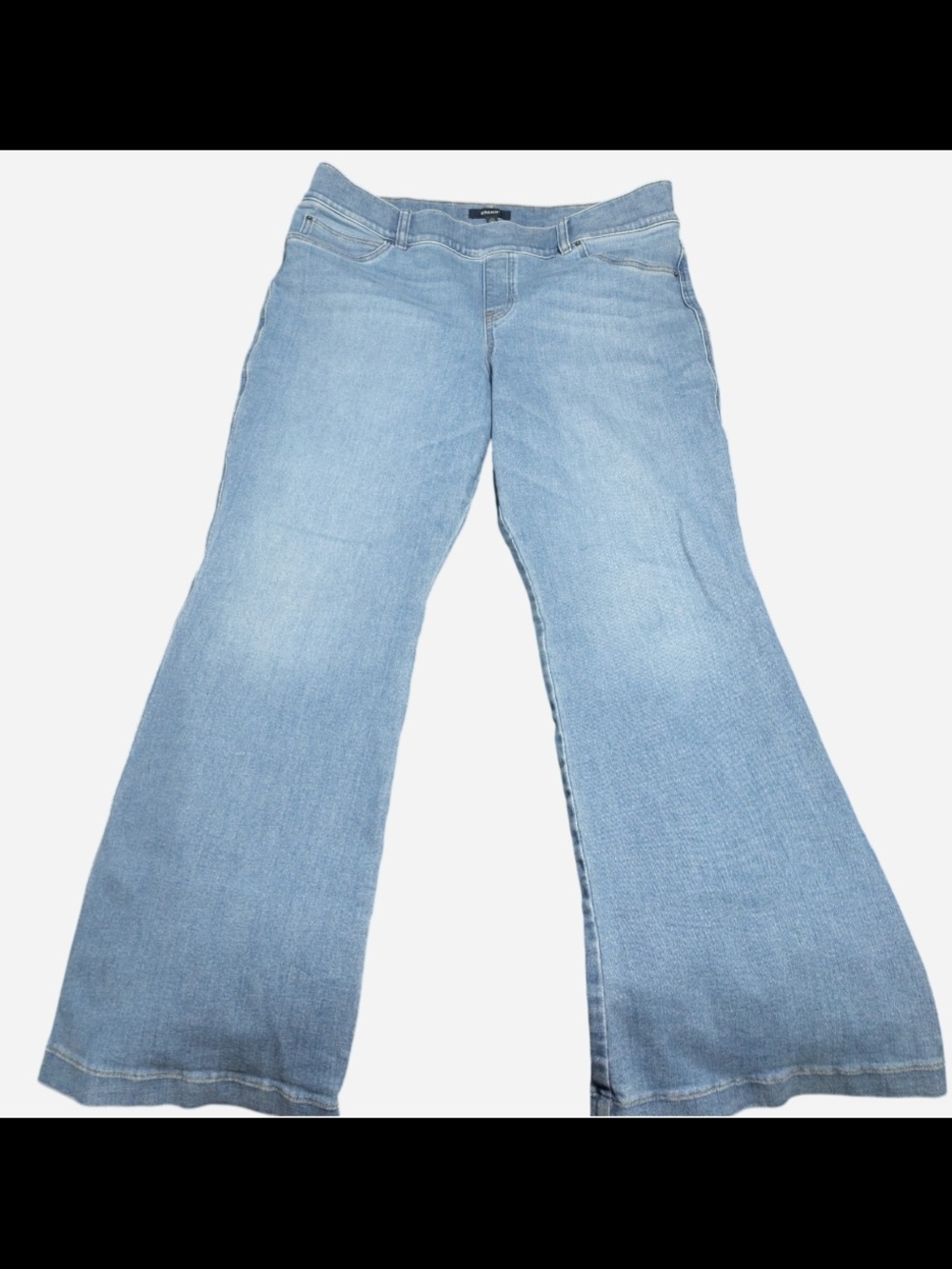 SPANX Light Blue Flare Jeans for Women